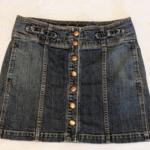 GAP Y2K Denim Mini Skirt Size 6